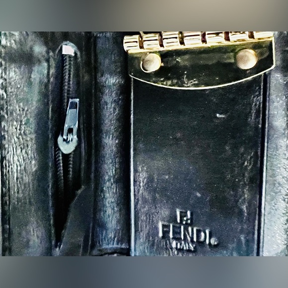 Fendi Canvas Zucca FF Keyholder | Color: Black | In great condition! - Picture 5 of 7